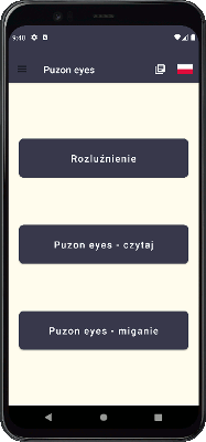 Puzon Eyes - Rozmiar czcionki